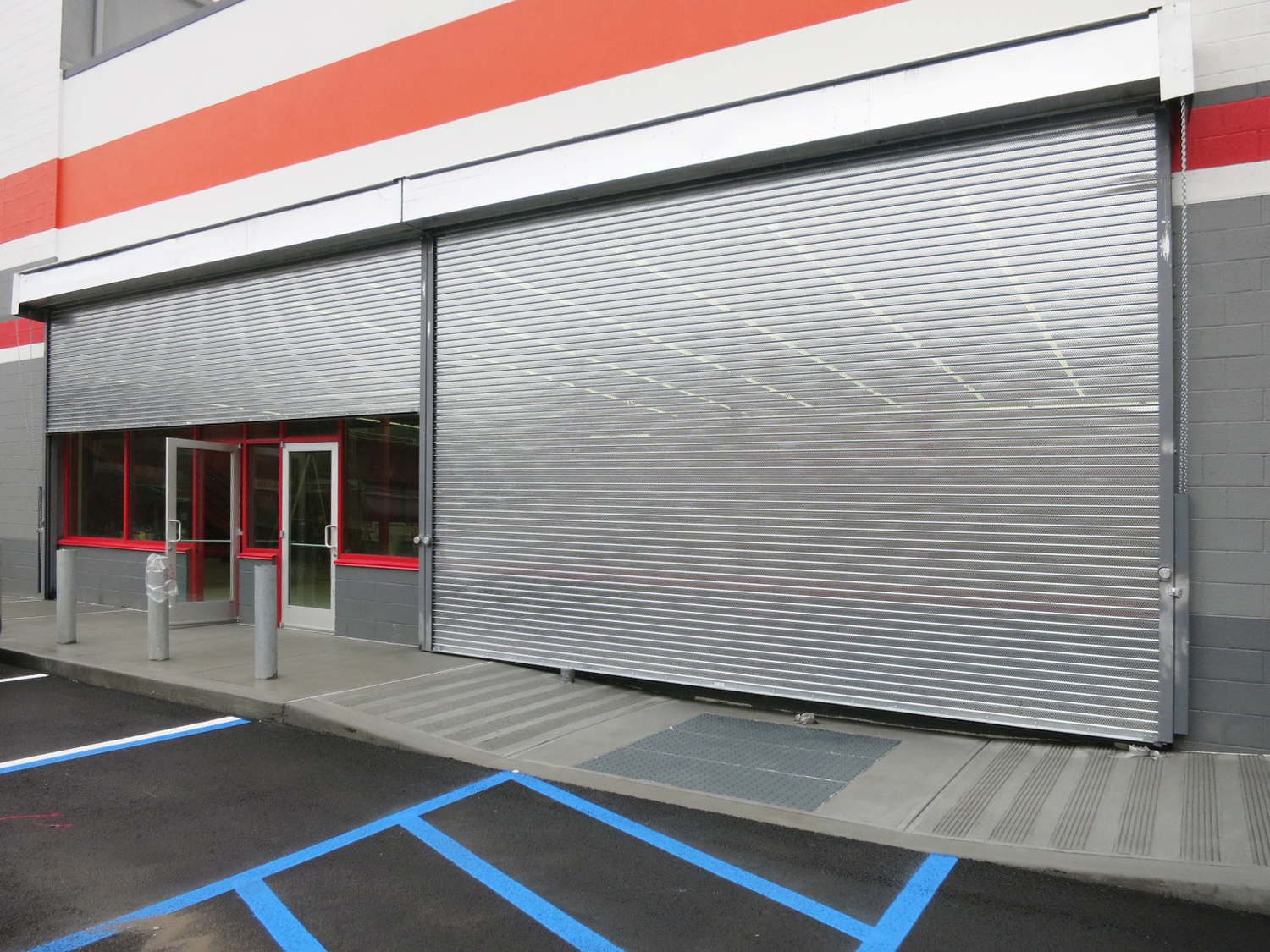 Perforated roller shutters Air Flow